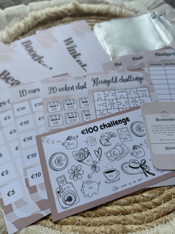 Cashstuffing Startersset Compleet - The Cash Reset™ · Chic