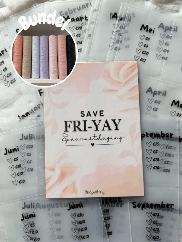 Save Friyay challenge bundel - Budgetthing Deluxe A5